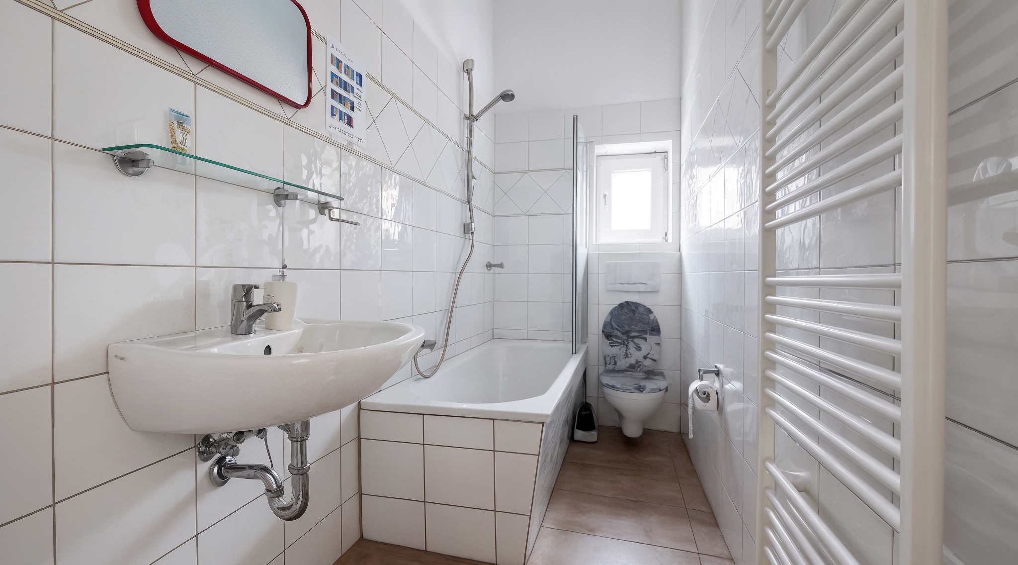 Monteurzimmer in Duisburg – Badezimmer